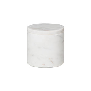 Osvald Canister - Small/White Marble