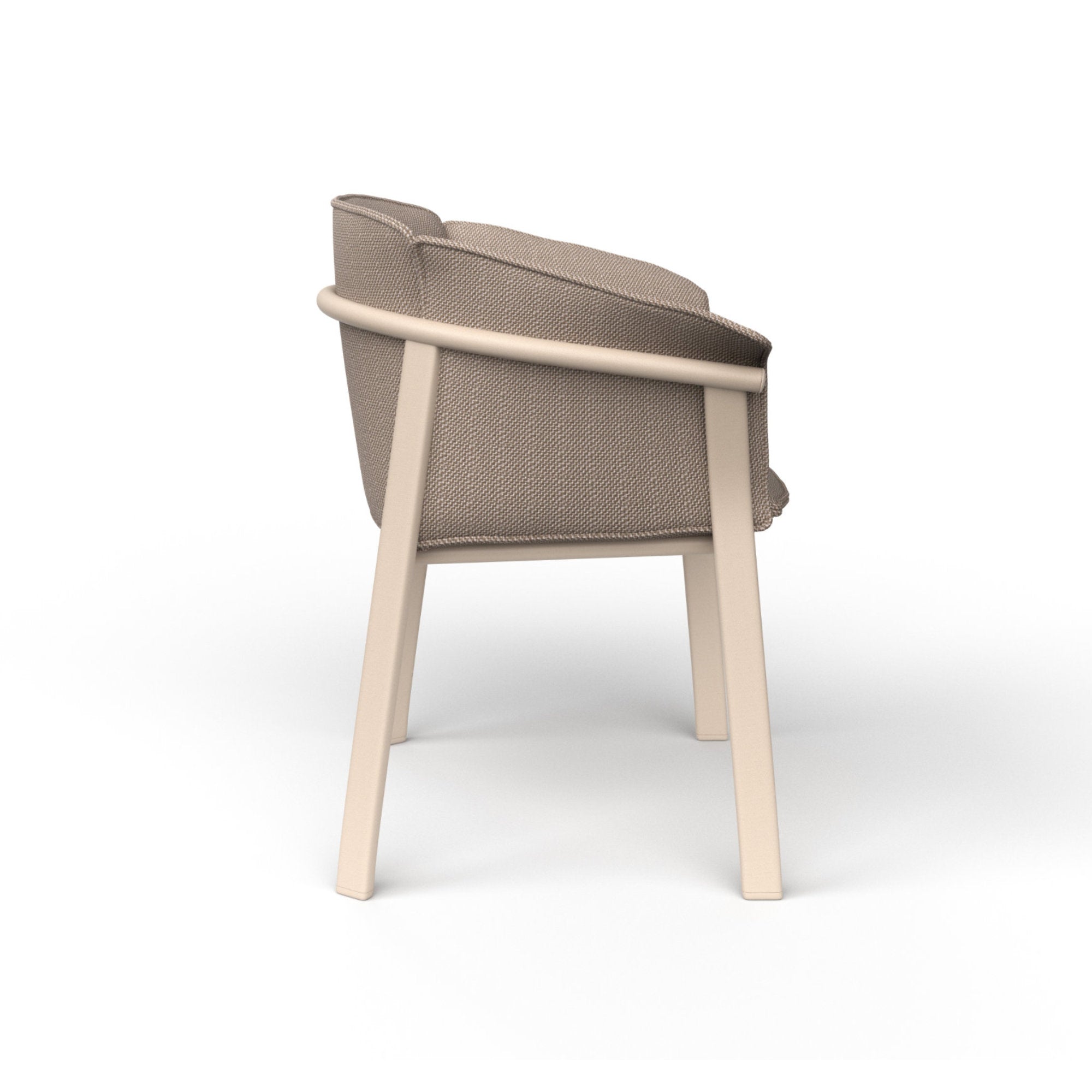 كرسي تناول الطعام للأماكن الخارجية من لاموريس 3685 - SA200E/قماش (D105)-5