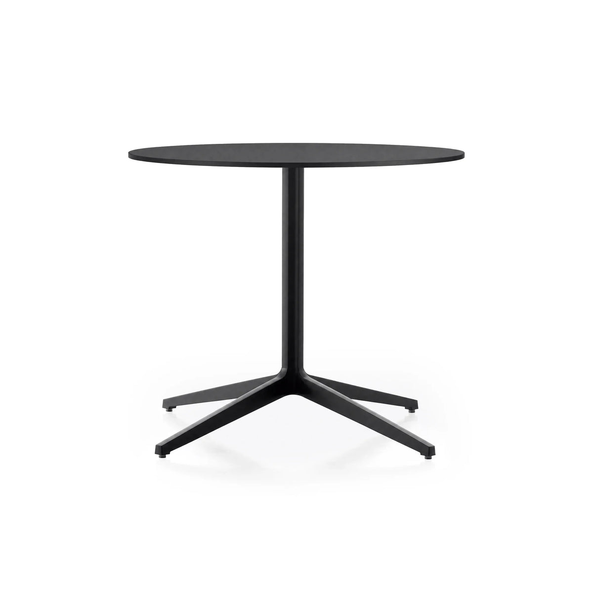 Ypsilon 4 4797T/79 Round Folding Table - Black/Black Laminate 421-1
