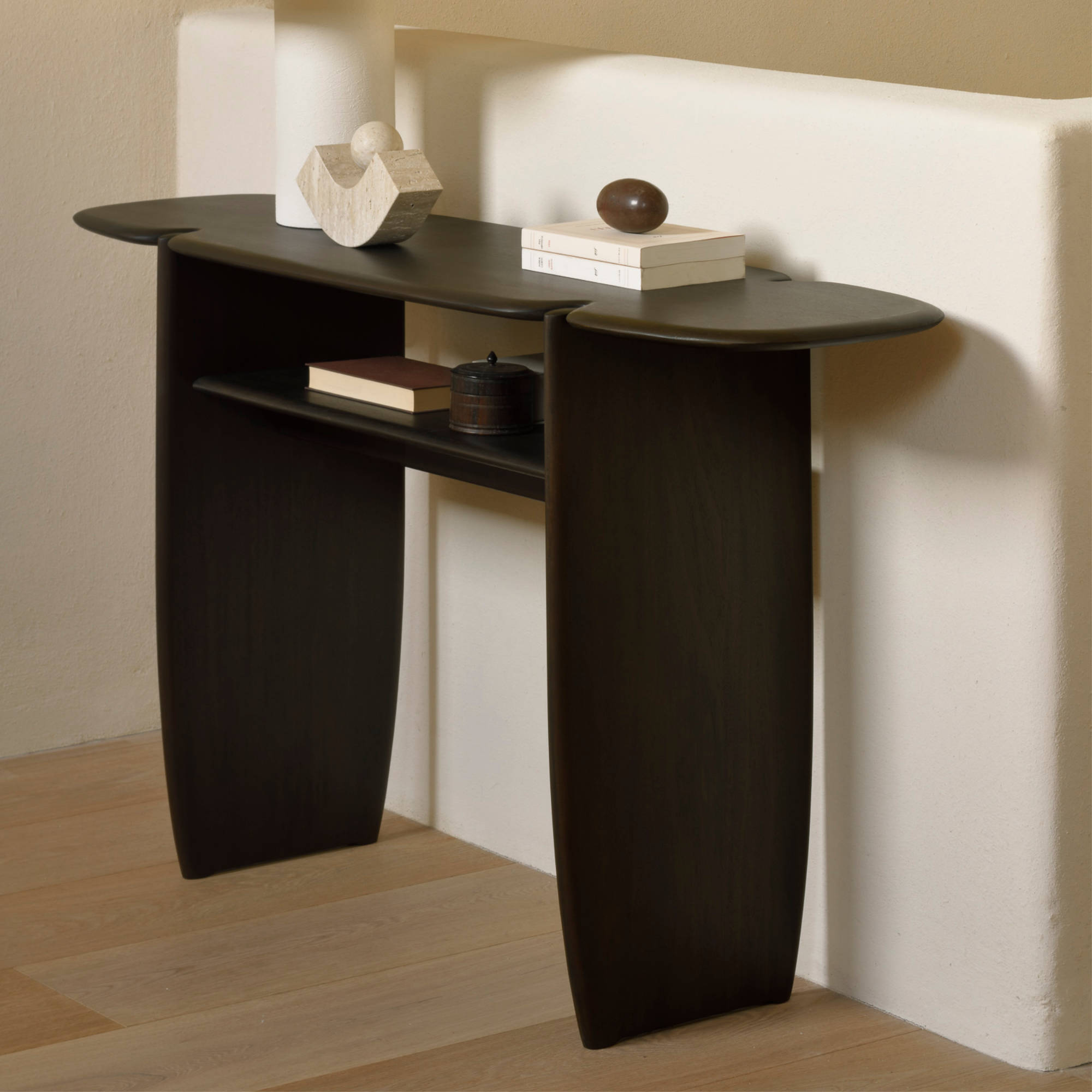 PI 35009 Console - Mahogany Dark Brown-2