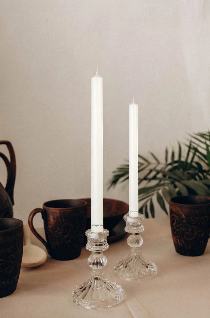 Candlestick - Ivory - 40cm