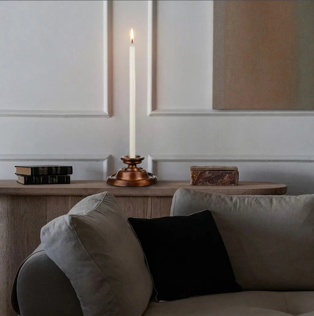 Candlestick - Ivory - 80cm