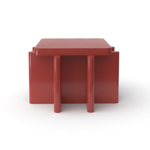 Spina T2.2 Side Table - Dusty Red