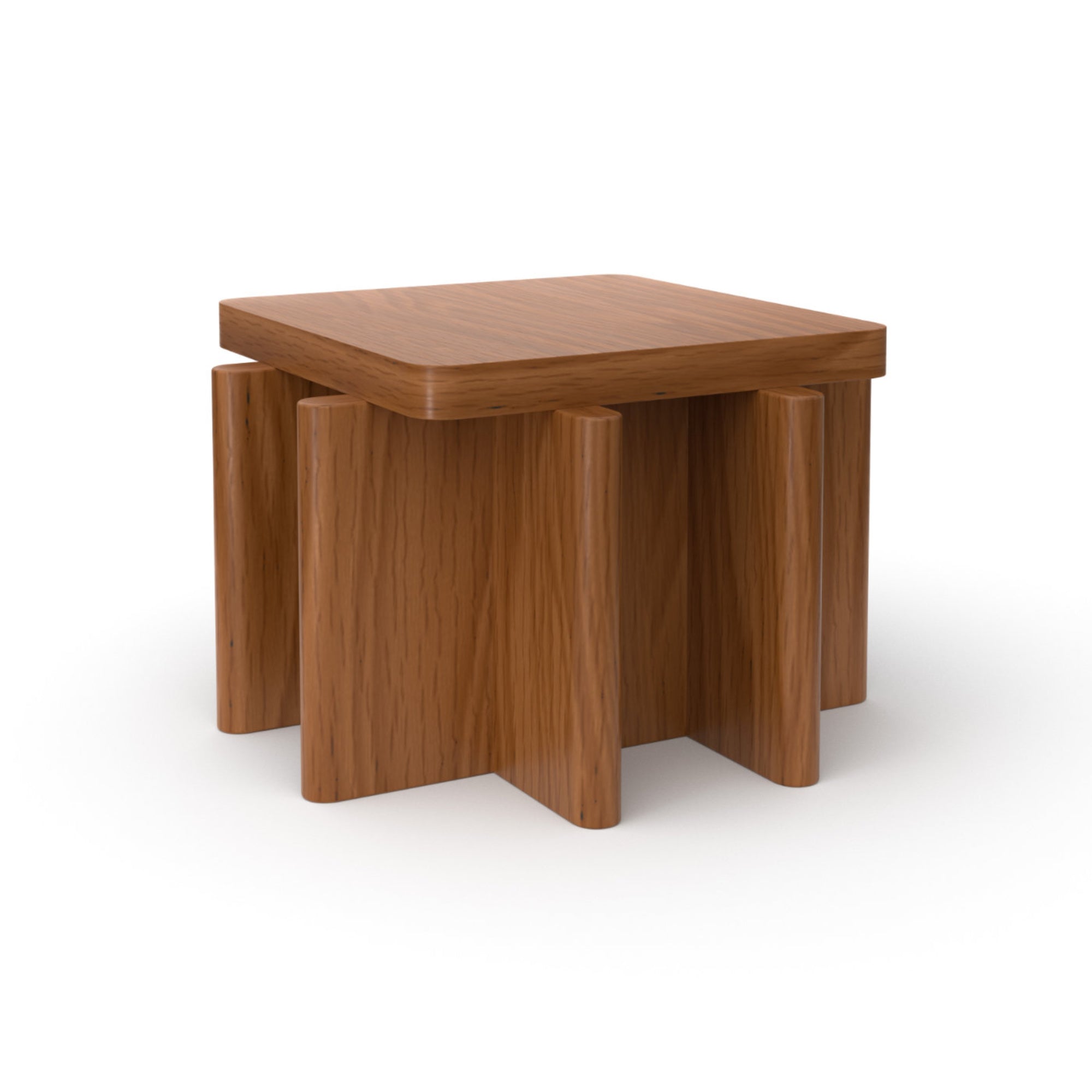 Spina T2.2 Side Table - Nut Wood-1