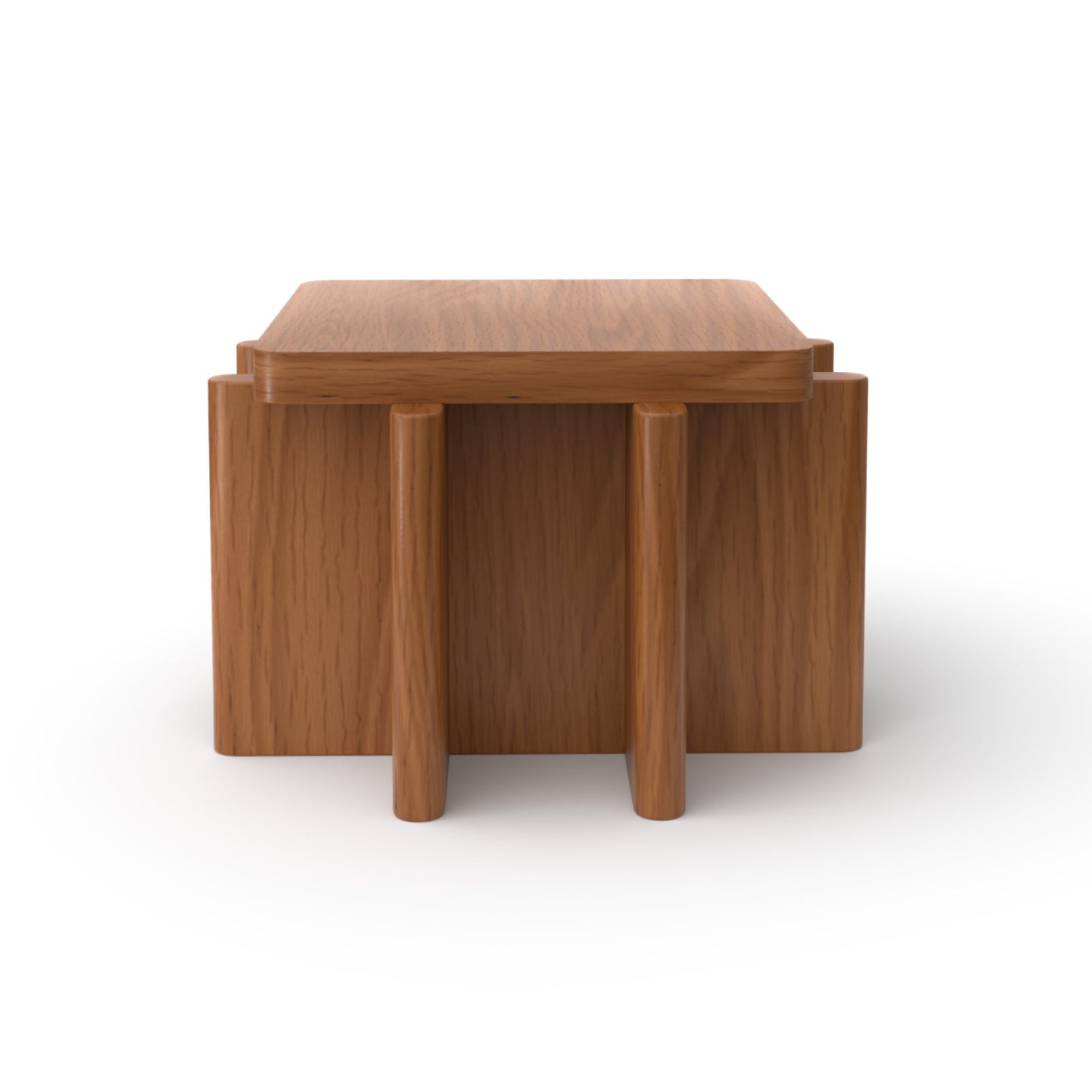 Spina T2.2 Side Table - Nut Wood-3