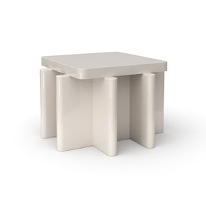 Spina T2.2 Side Table - Off White