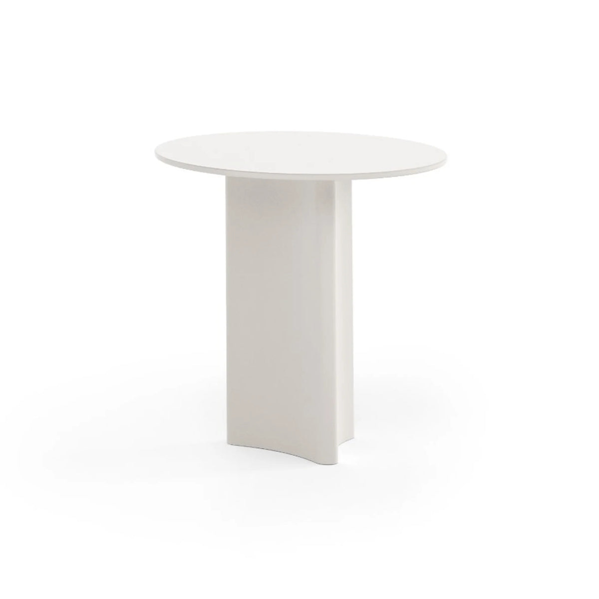 Column CLM045 Side Table - High Gloss Warm Grey