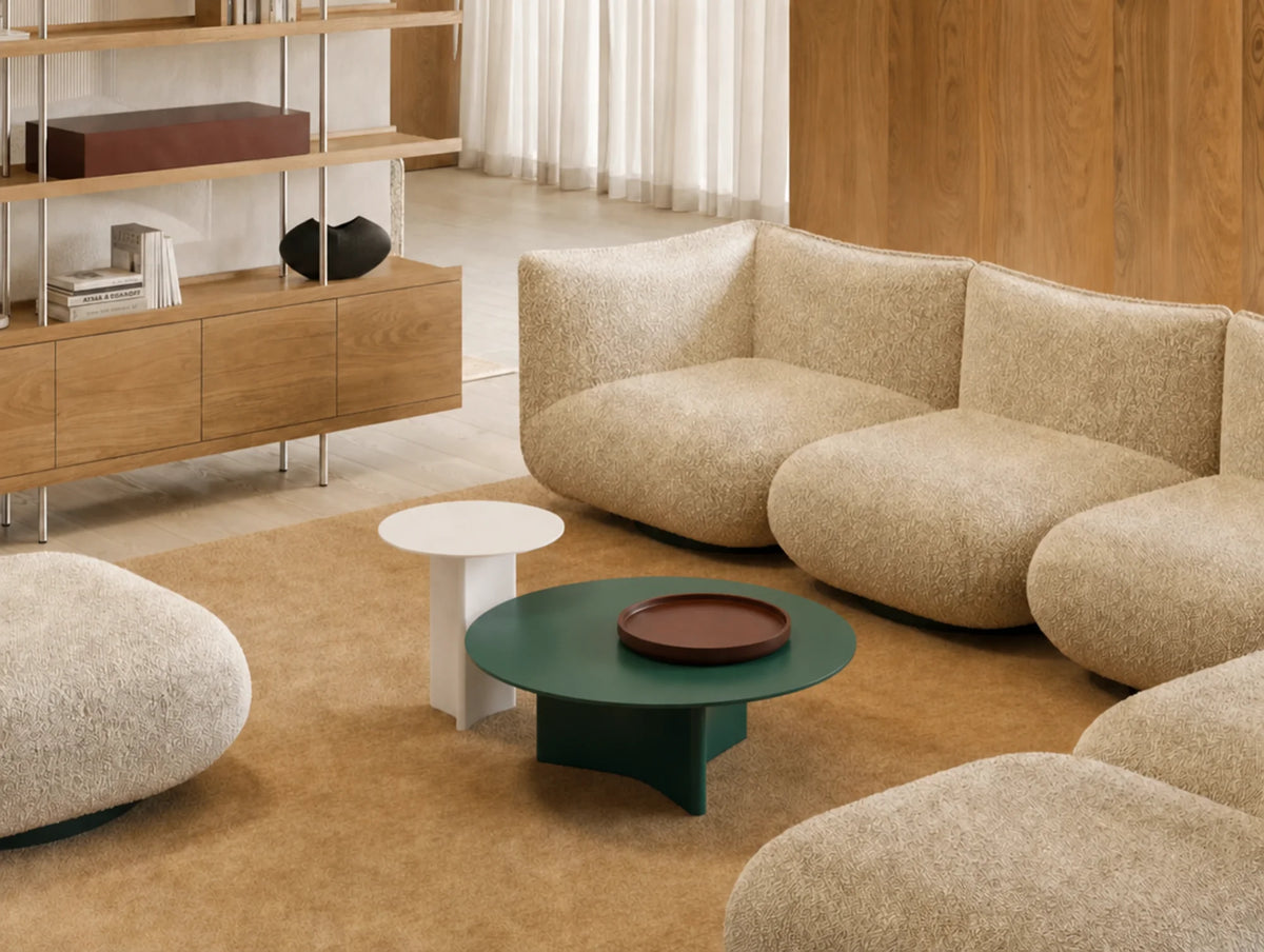 Column CLM067 Coffee Table - Textured Forest Green