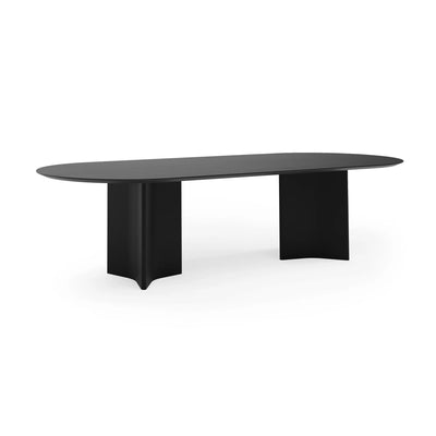 Column CLM300 Dining Table - Ebony Stained Oak