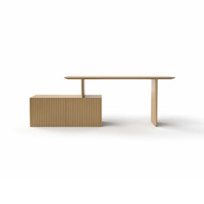 Velasca VLS200916 2 Doors Desk - Whitened Oak