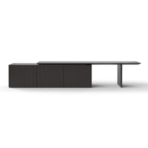 Velasca VLS30082 Extensible TV Unit - Ebony Stained Oak