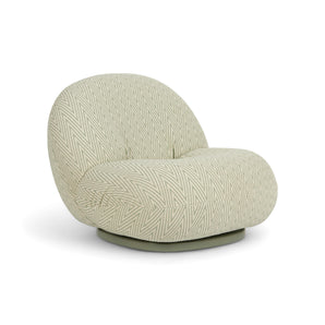Pacha 44281 Outdoor Lounge Chair - Moss Grey/Fabric D (Chevron Outdoor FR 008)