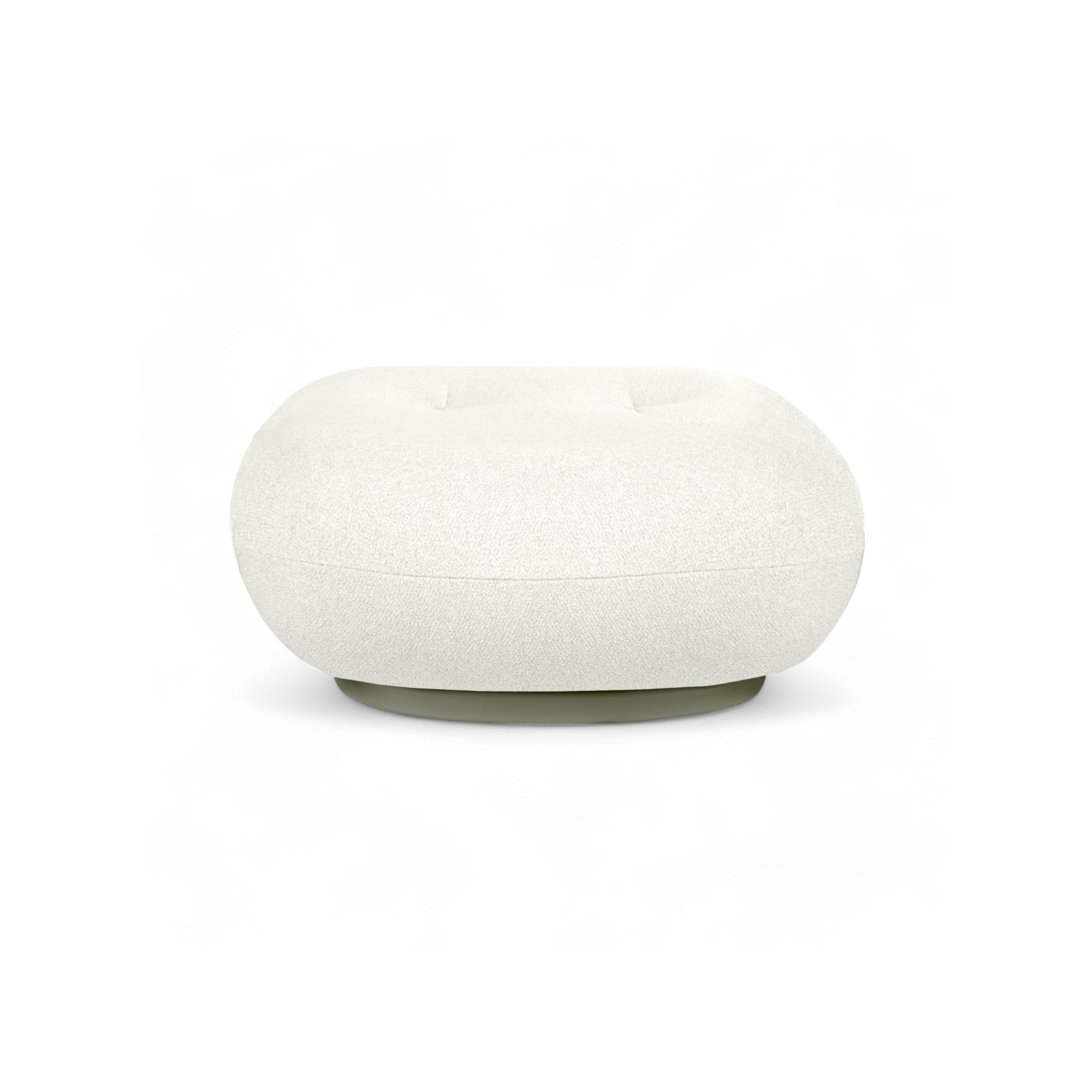 Pacha 44303 Outdoor Swivel Ottoman - Moss Grey/Fabric B (Lorkey 040)-3