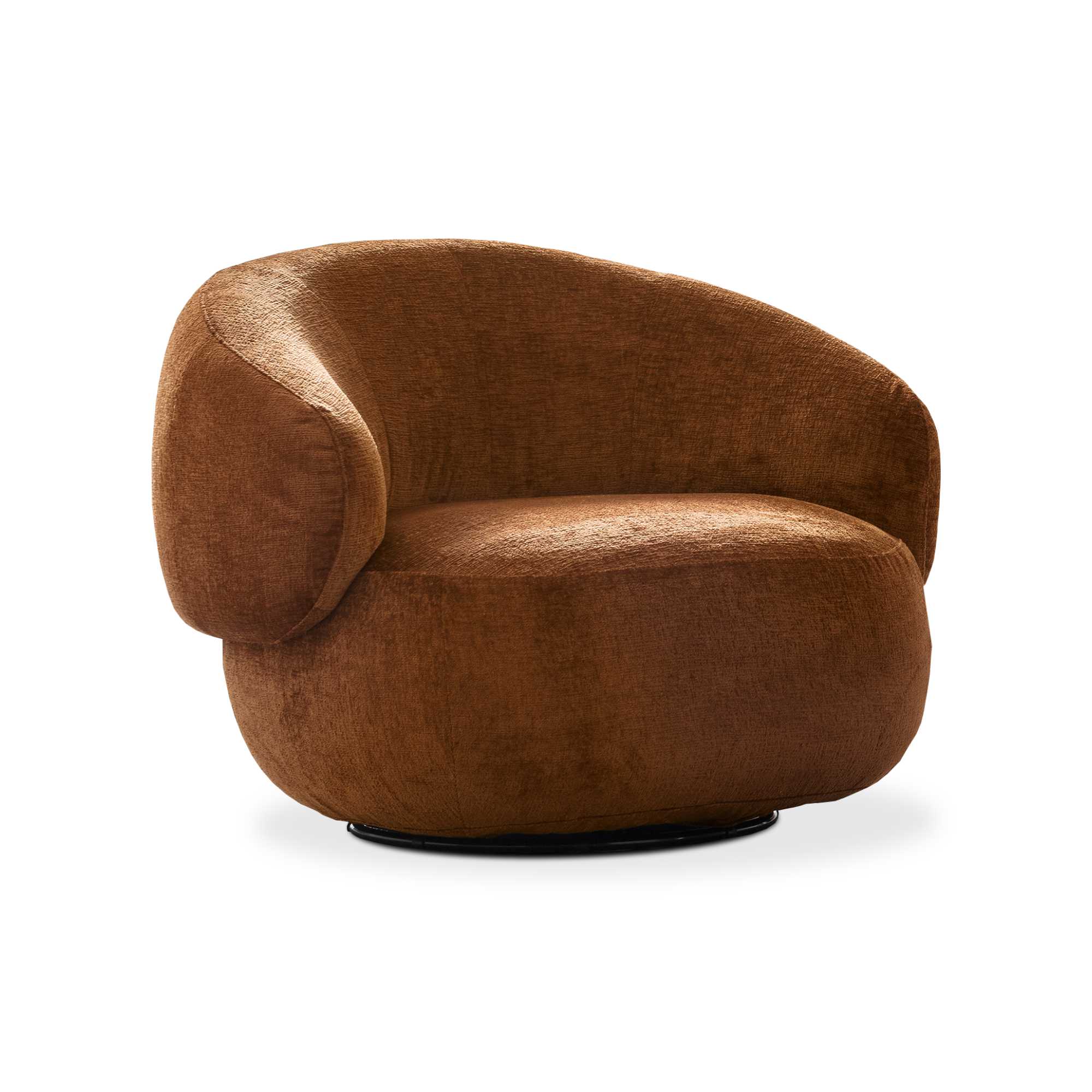 Pacific P10N0 Swivel Armchair - Fabric T(Texas 015)