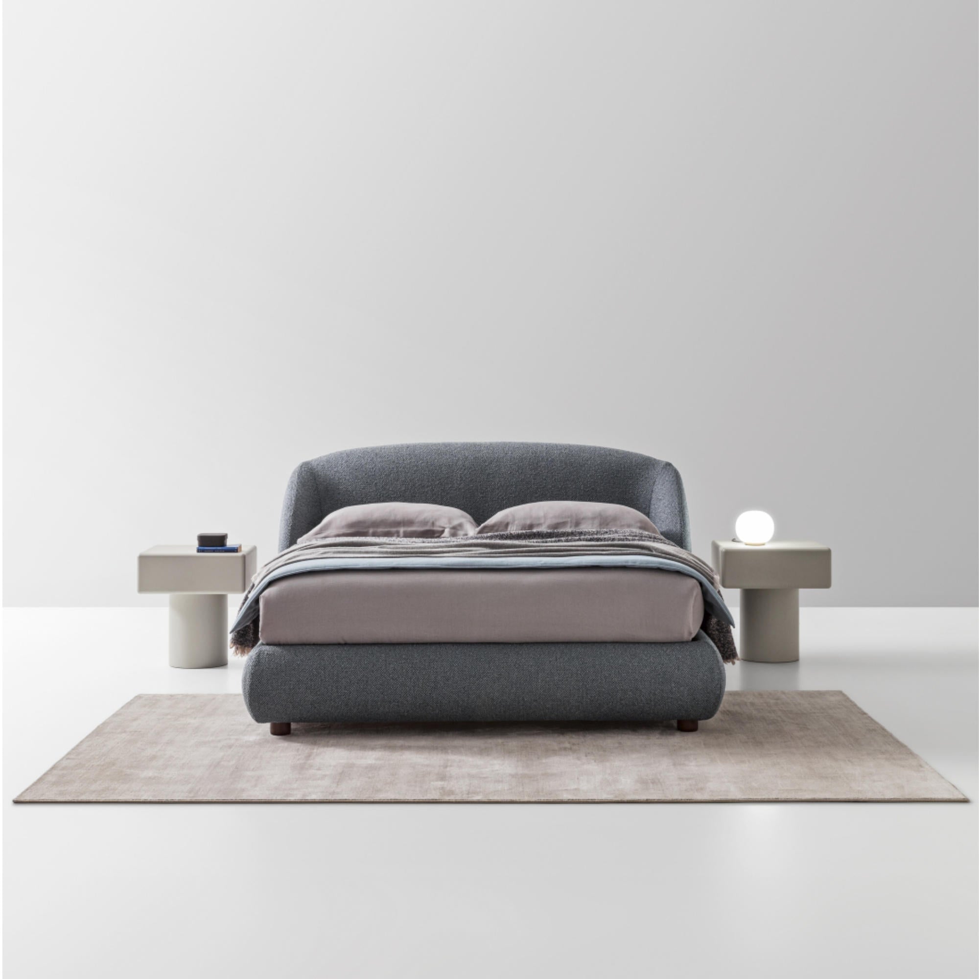 Pacific 160 Bed - Eucalypto Dyed/Fabric M (Medley 018)-4