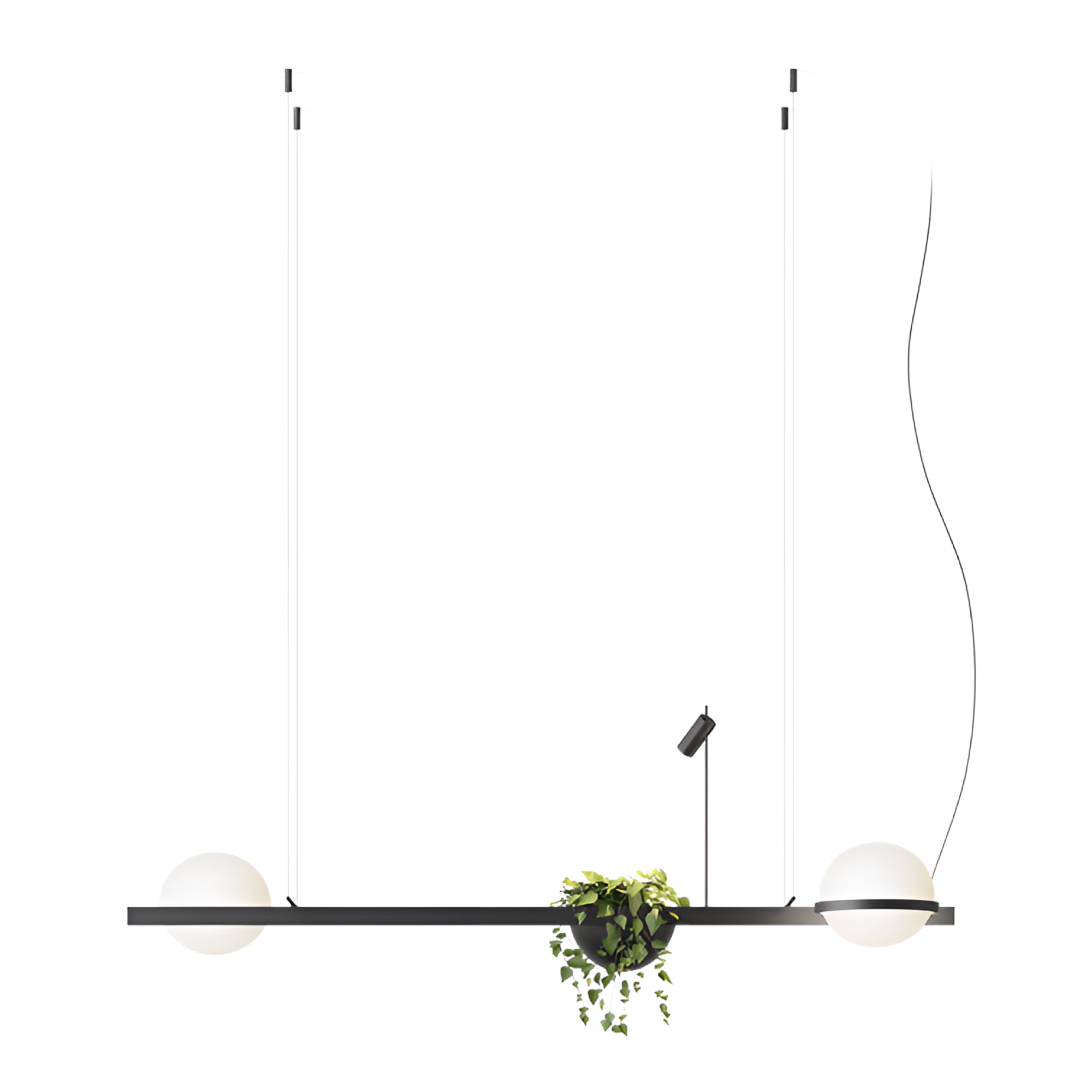 Palma 3734 Pendant Lamp - Graphite