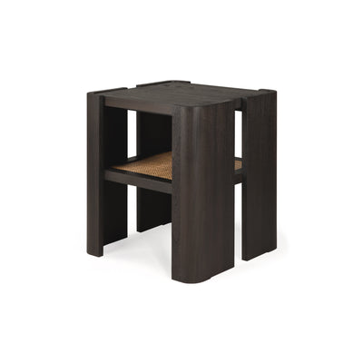Panel 10766 Side Table - Teak Dark Brown