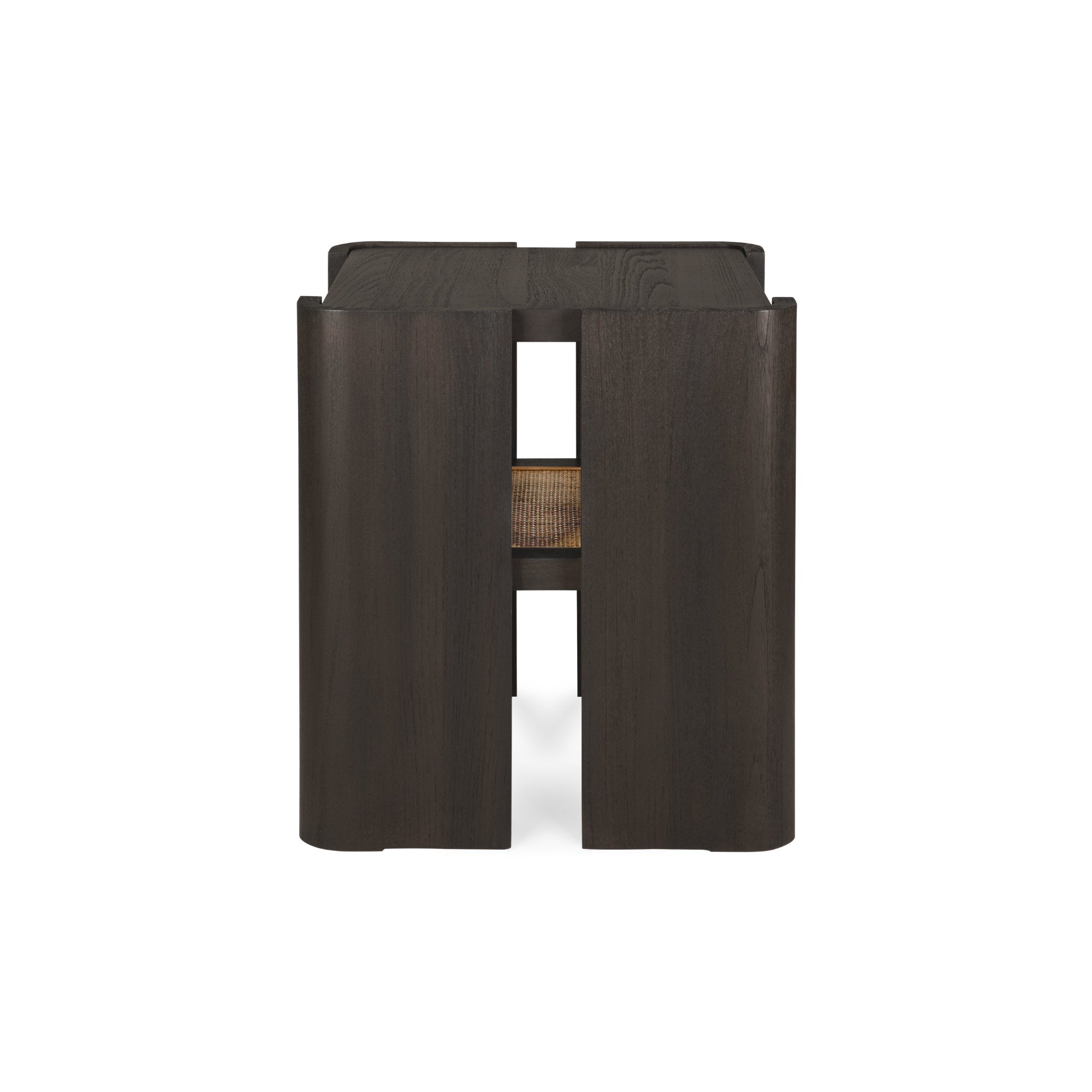 Panel 10766 Side Table - Teak Dark Brown-3