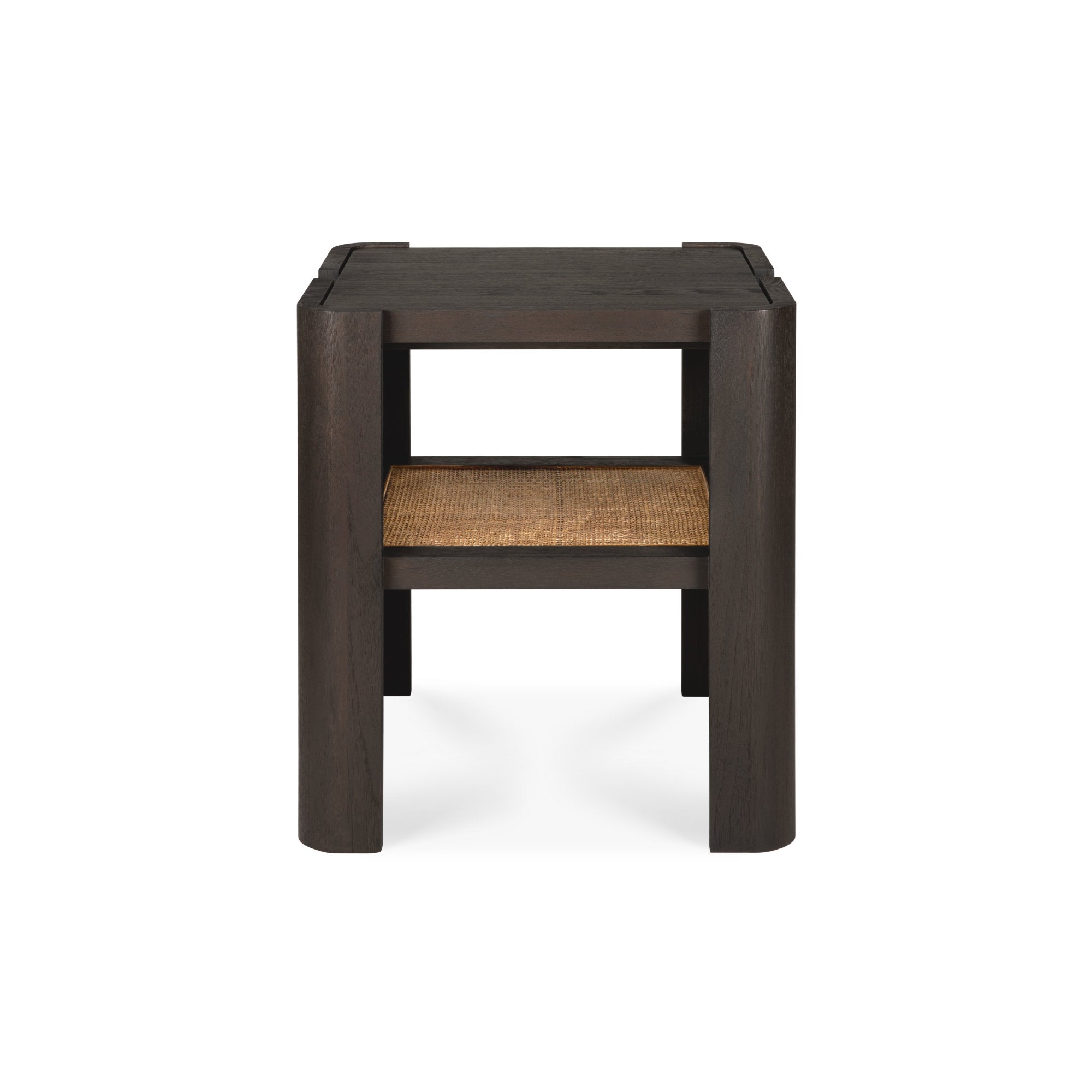 Panel 10766 Side Table - Teak Dark Brown-4