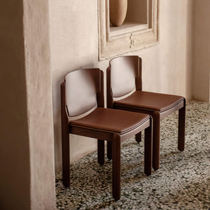 Paola PALSD01 Dining Chair - Walnut/Leather U (Ulex 05)