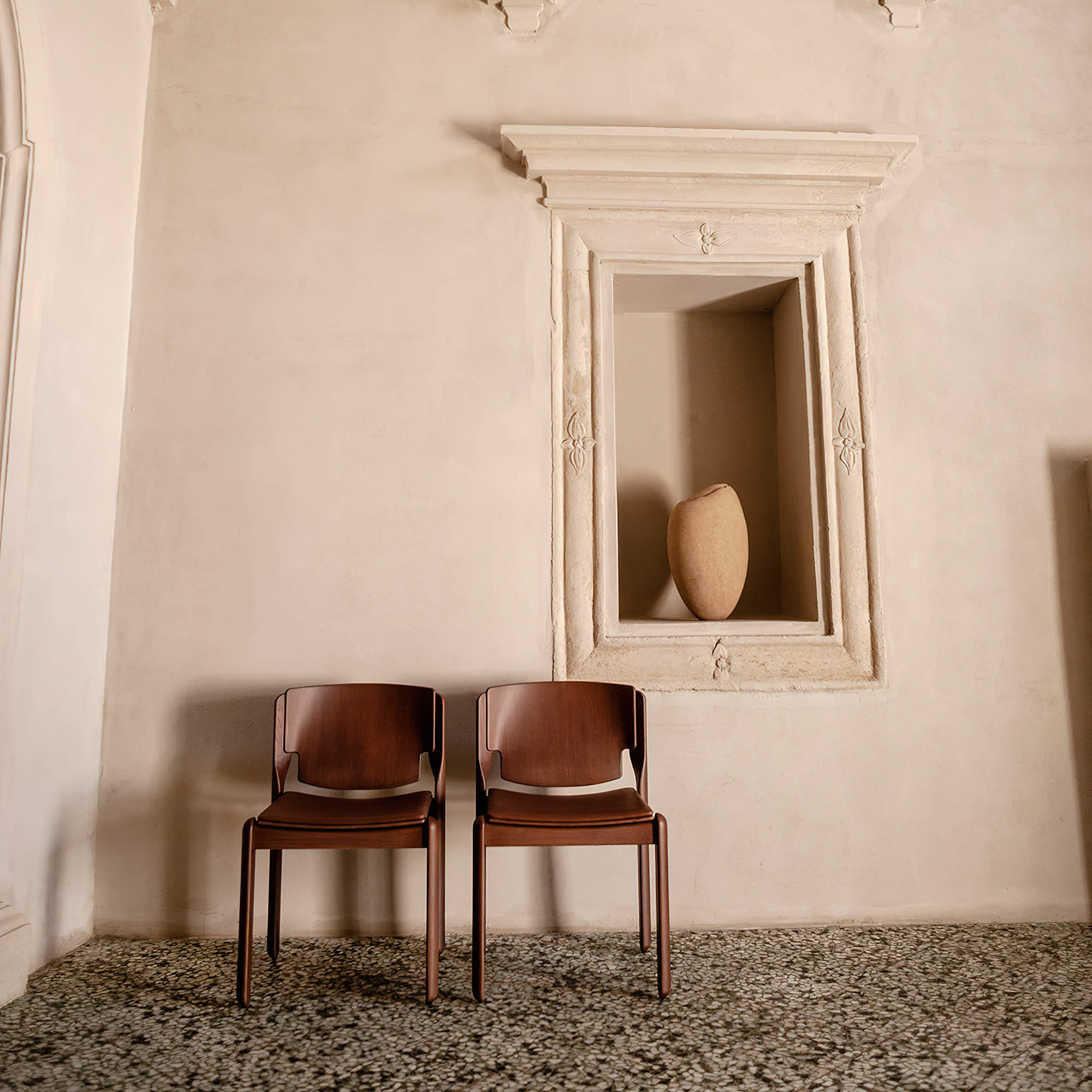 Paola 0PALSD01 Dining Chair - Walnut/Leather U (Ulex 05)-3