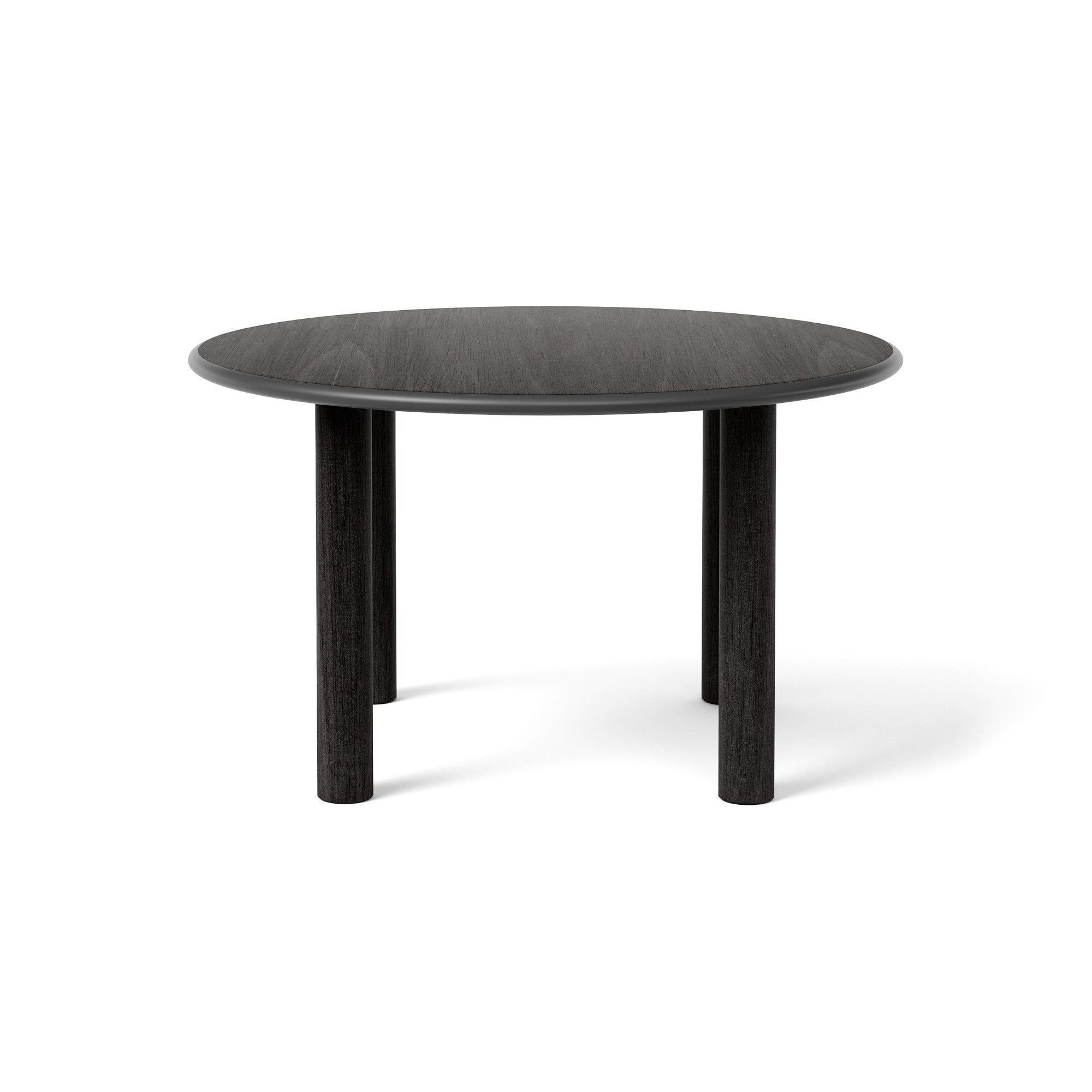 Paul 130 Round Dining Table - Black Stained Ashwood