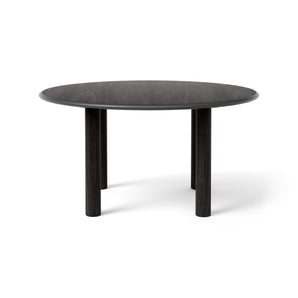 Paul 180 Round Dining Table - Black Stained Ashwood