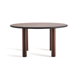 Paul 180 Round Dining Table - Brown Stained Ashwood