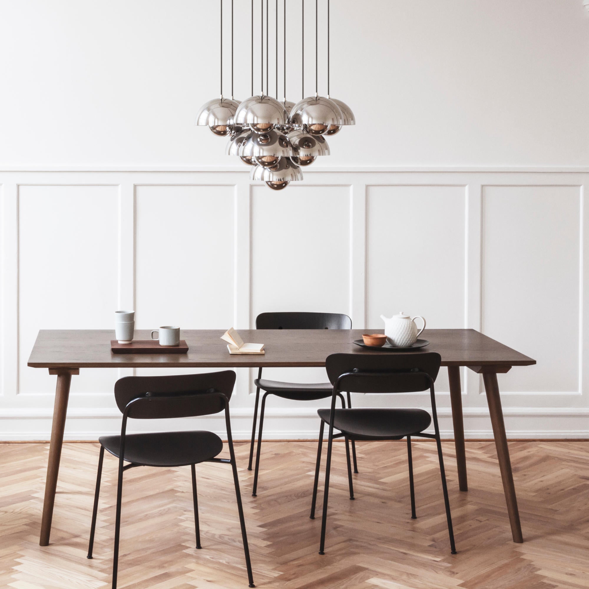 Pavilion AV2 Dining Chair - Black/Black Oak