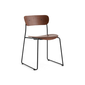 Pavilion AV51 Dining Chair - Black/Walnut