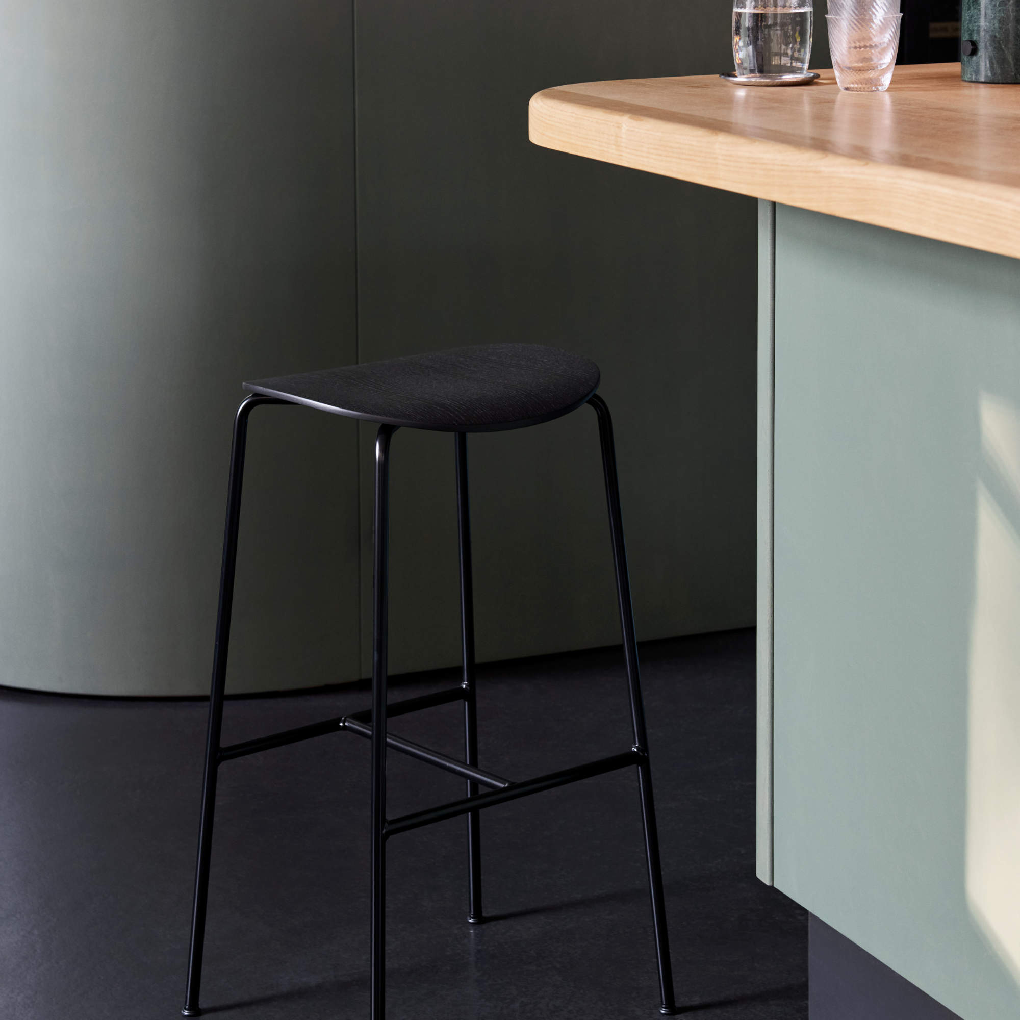 Pavilion AV37 Counter Stool - Black Oak-3