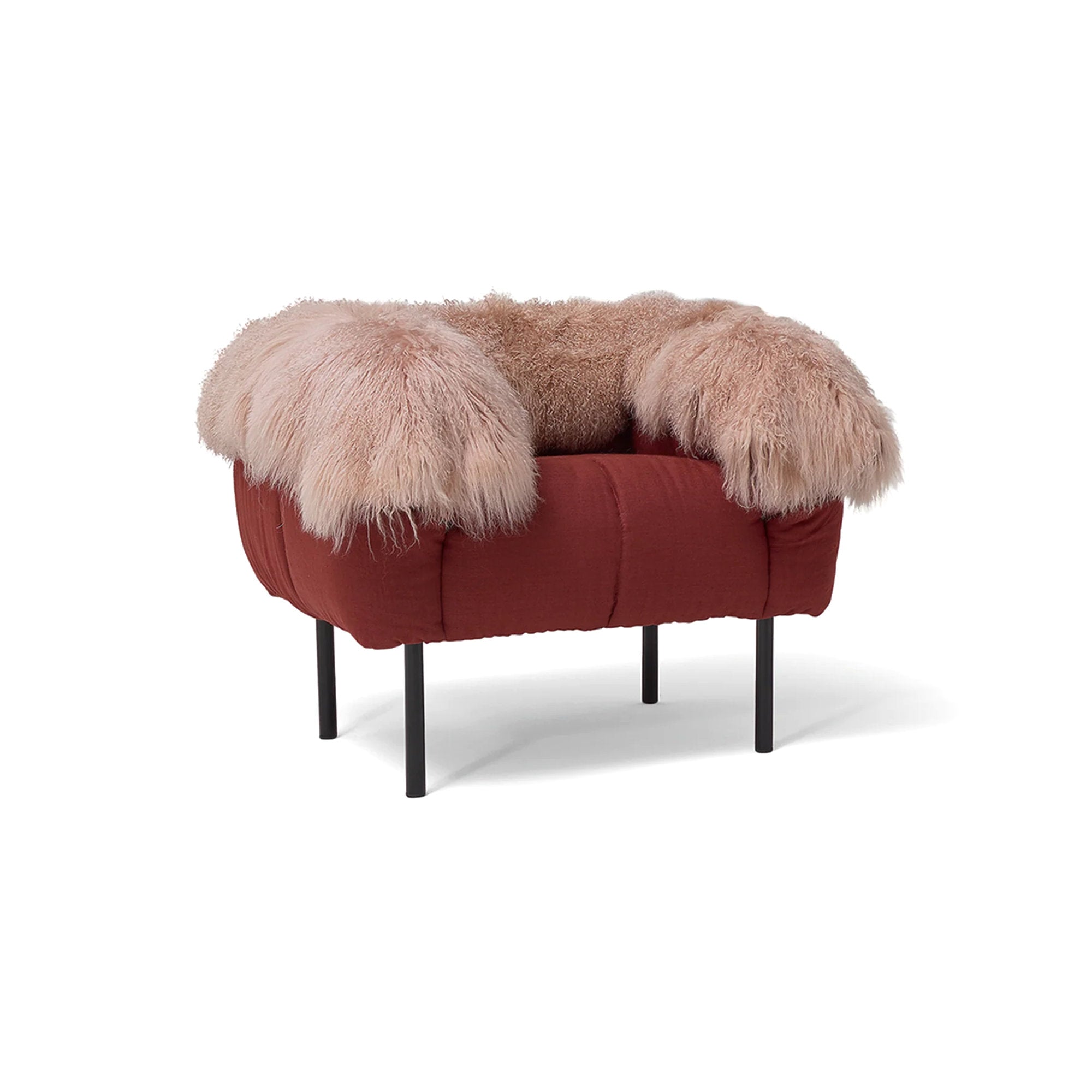Pecorelle 11843.11479 Armchair - Pink/Fabric T4 (Swing 12)