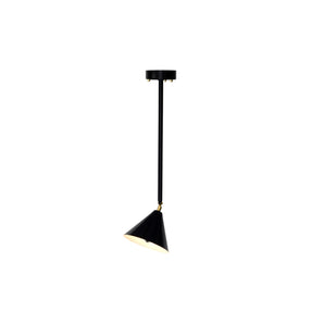 Periscope Cone Pendant Lamp - Black/Brass