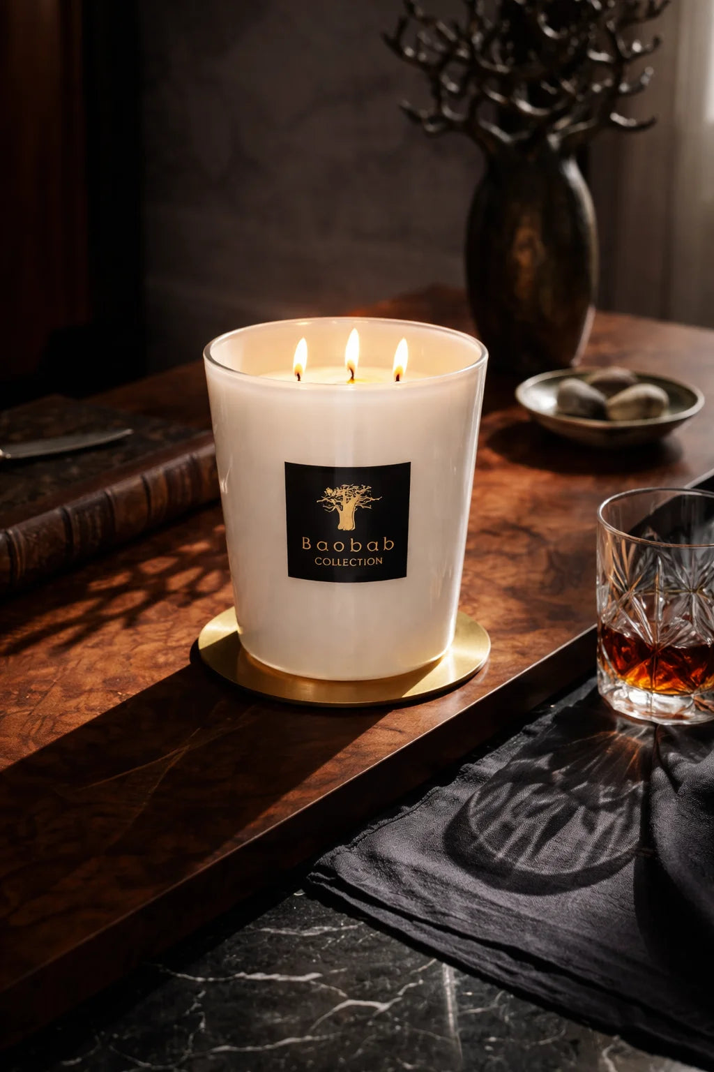Pierre De Lune Scented Candle - 16 cm