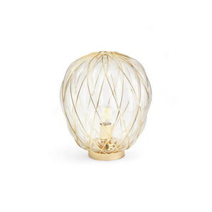 Pinecone Table Lamp - Gold/Clear