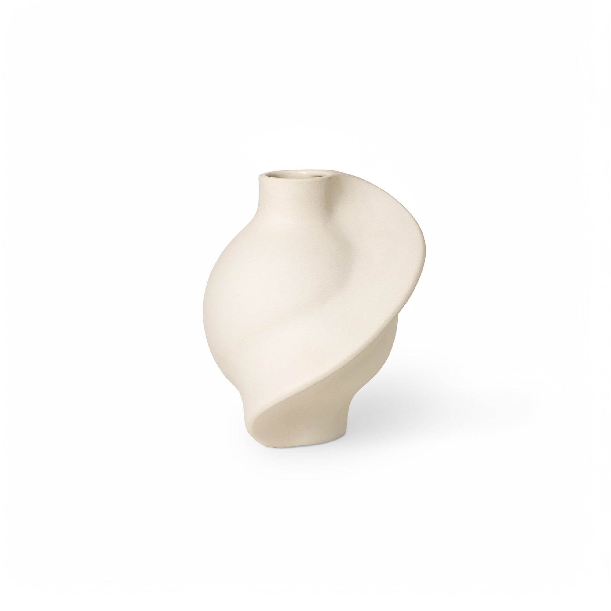Pirout 01 Vase - Raw White-1