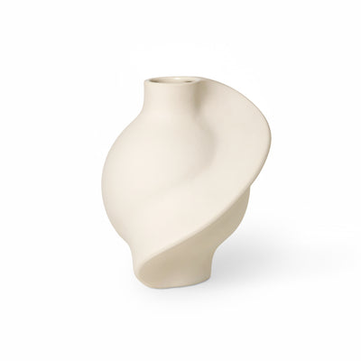 Pirout 02 Vase - Raw White