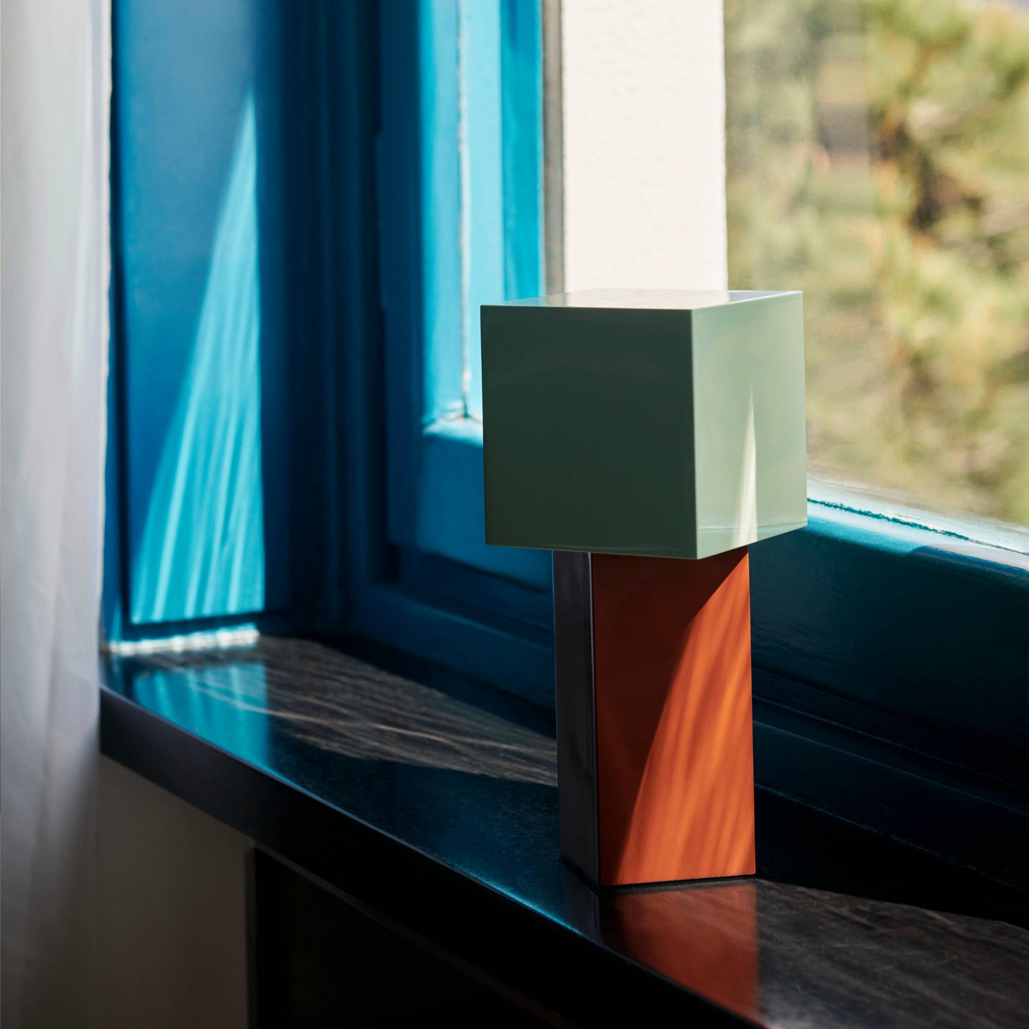 Pivot ATD7 Portable Lamp - Rusty/Mint-3