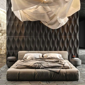 بيكسل بوكس ​​كبير 180 سرير - قماش لوسو (Creta News 2A)