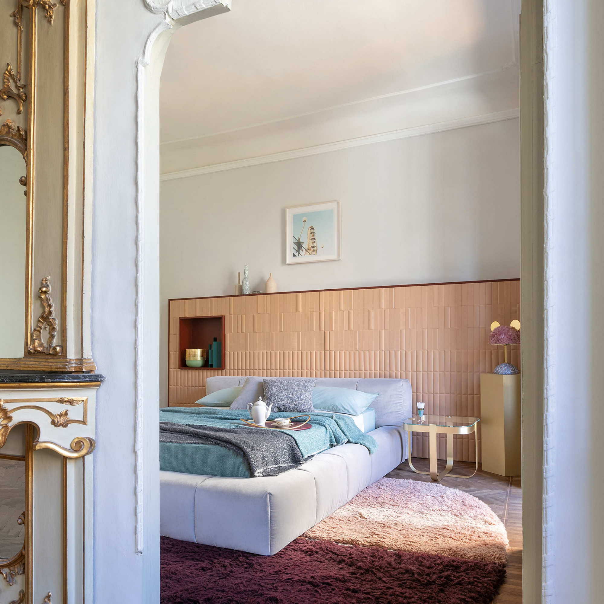 Pixel Box Large LE1619H.RE0019 Bed - Fabric Lusso (Creta News 2E)-4