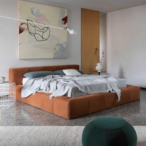 بيكسل بوكس ​​كبير 180 سرير - قماش لوسو (Creta News 2E)