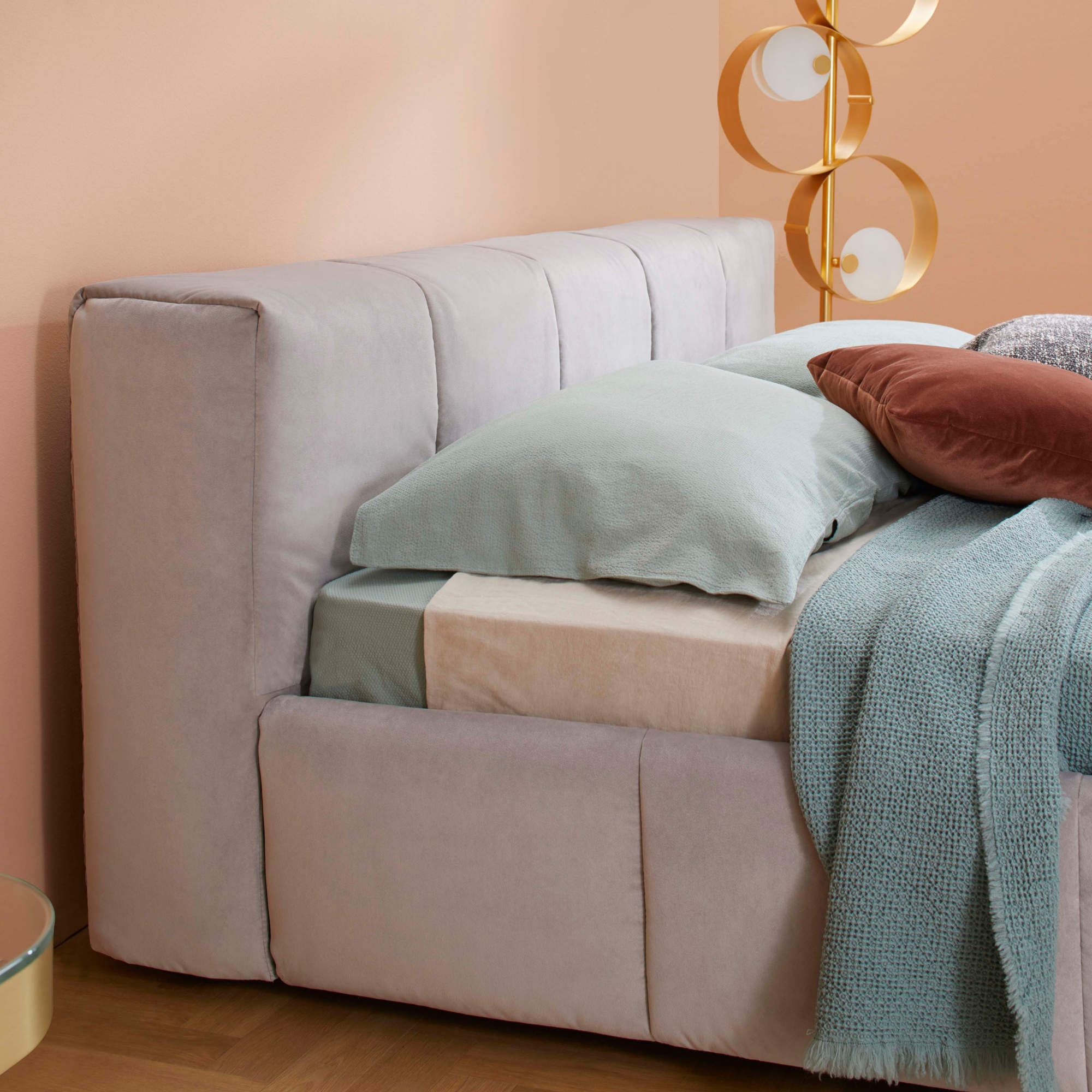 Pixel Box 180 Bed - Fabric Lusso (Creta News 1D)-4