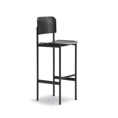 Plan 3432 109 Barstool - Black Steel/Black Ash