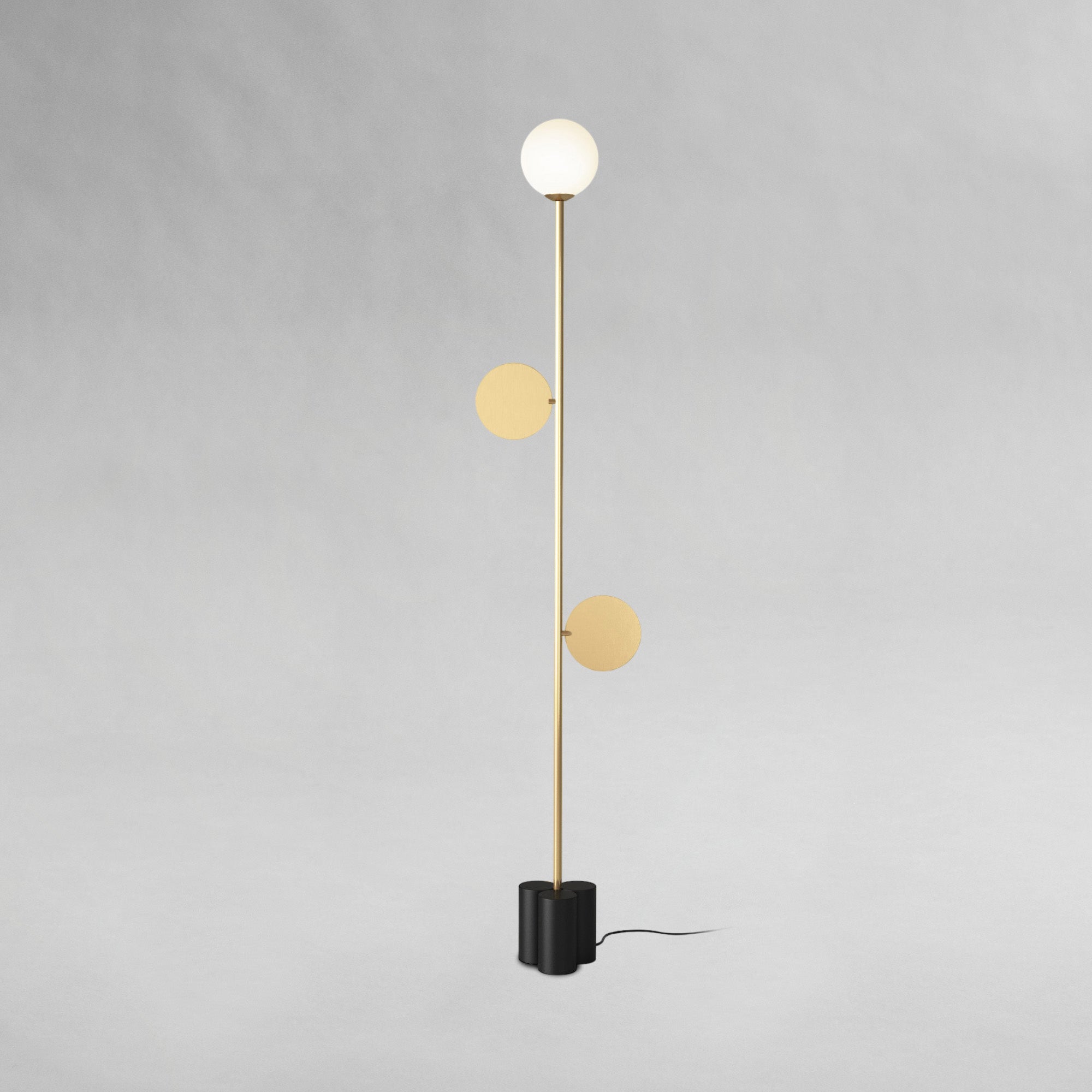 Plates Floor Lamp - Black