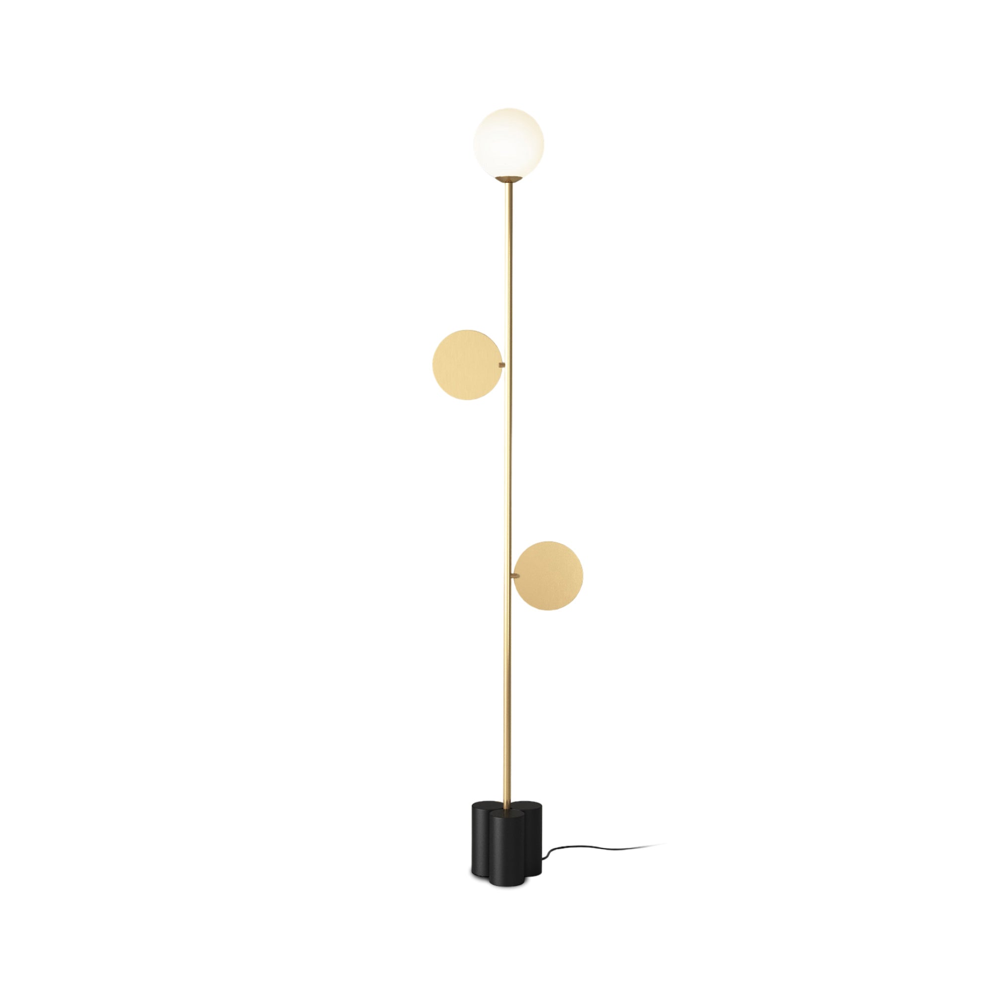 Plates Floor Lamp - Black