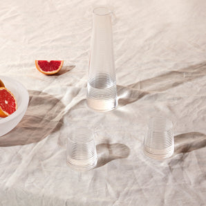 Poem Water Glass - Clear (Set of 2)