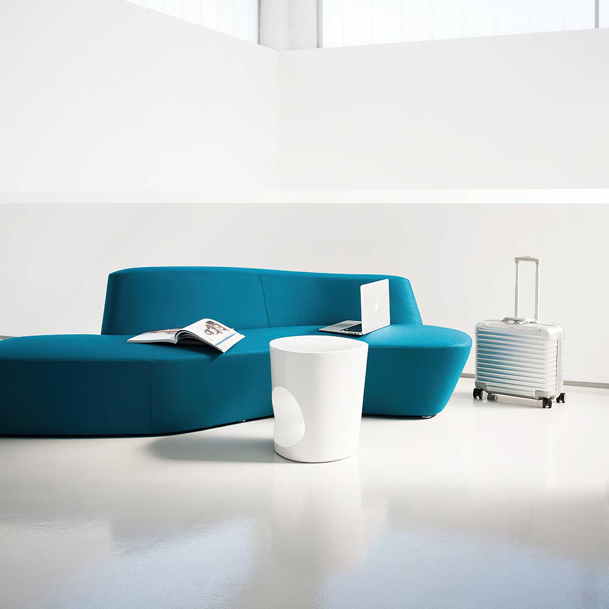 Polar 0PLRTB049 Side Table - Shiny White T21-2