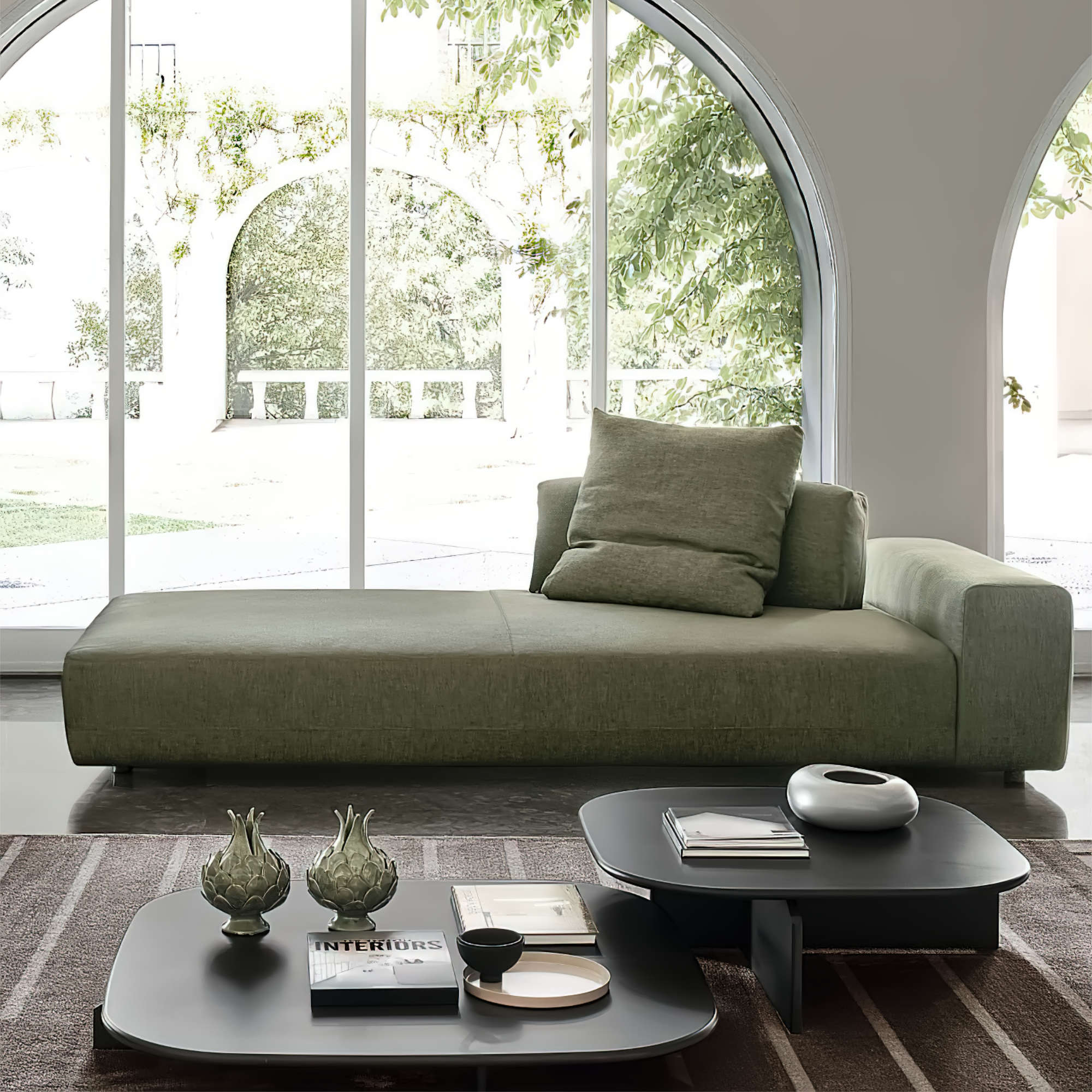 Polyura JTA04 Coffee Table - Grey Wood LE12