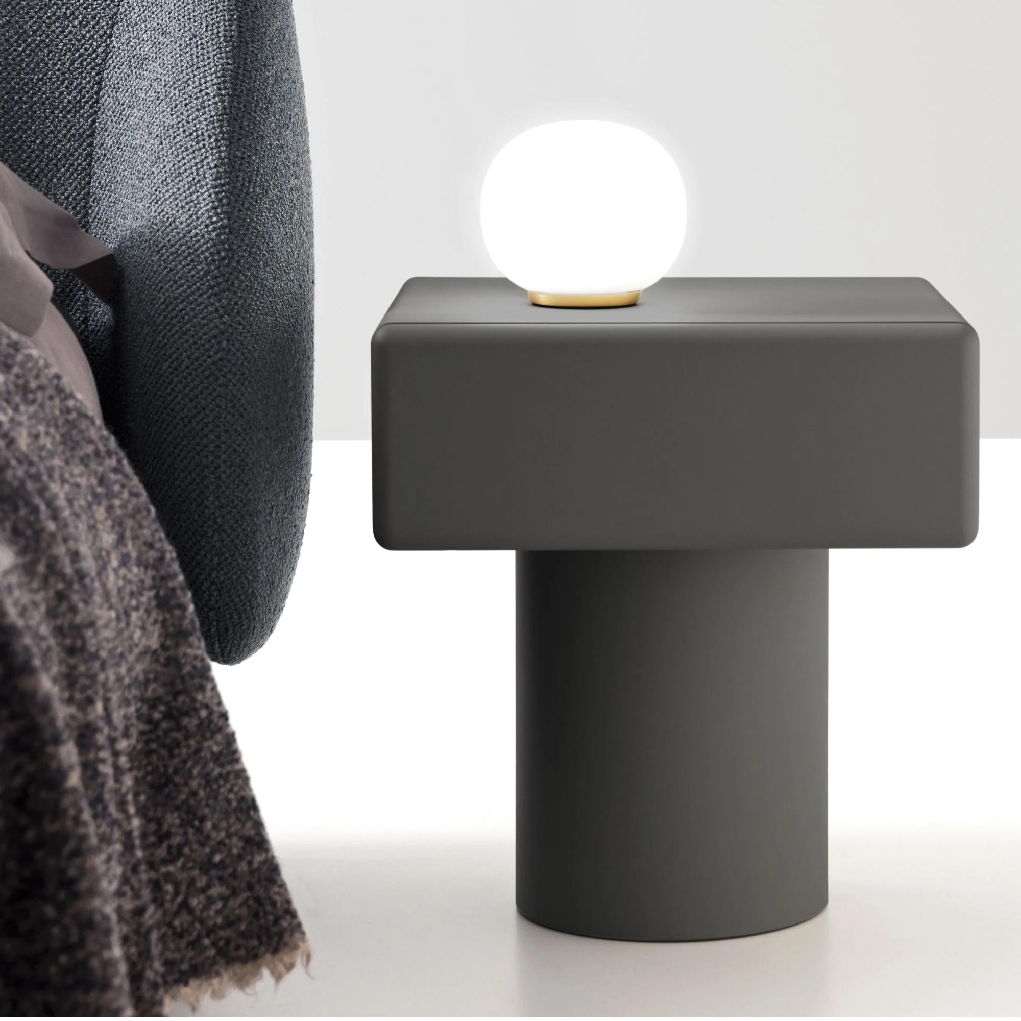 Pop POPXJCM01 Bedside Table - Anthracite (LE01)-2