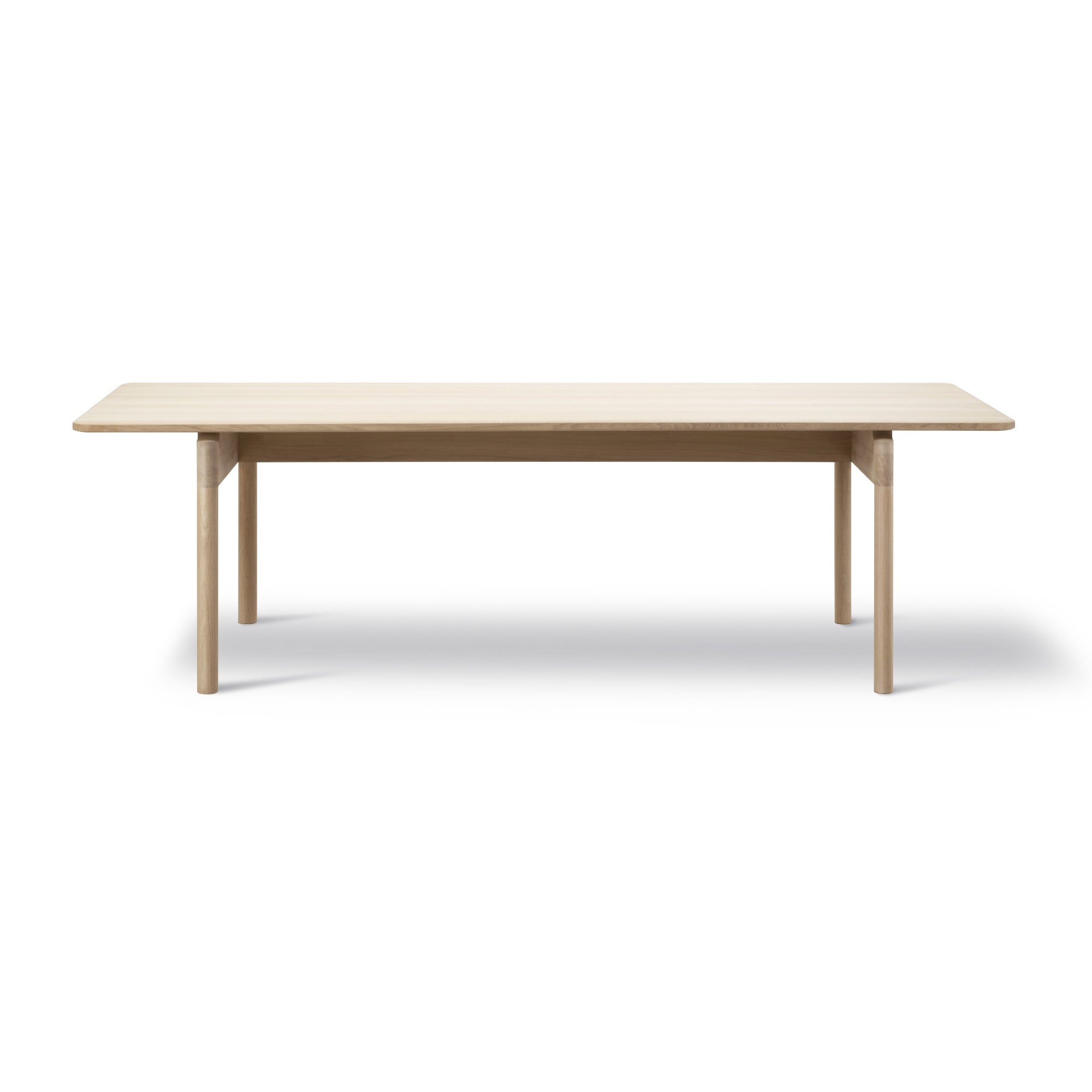 Post 6441 Dining Table - Oak Soap